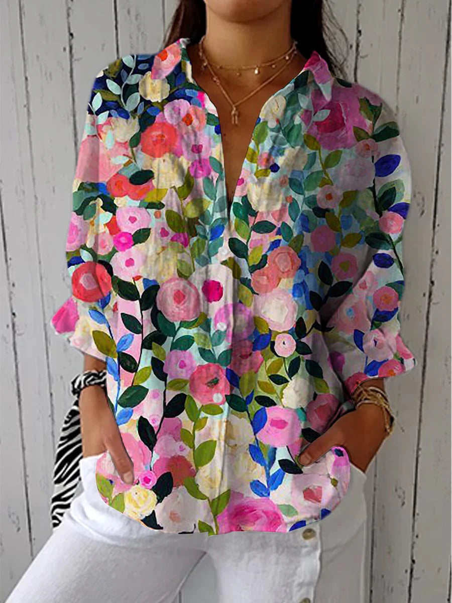 Pink Floral / 5XL